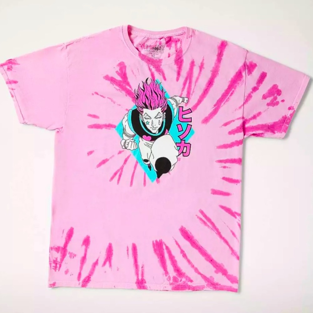 Hunter X Hunter T-Shirt - Hisoka Running In Diamond Tie Dye. NWOT